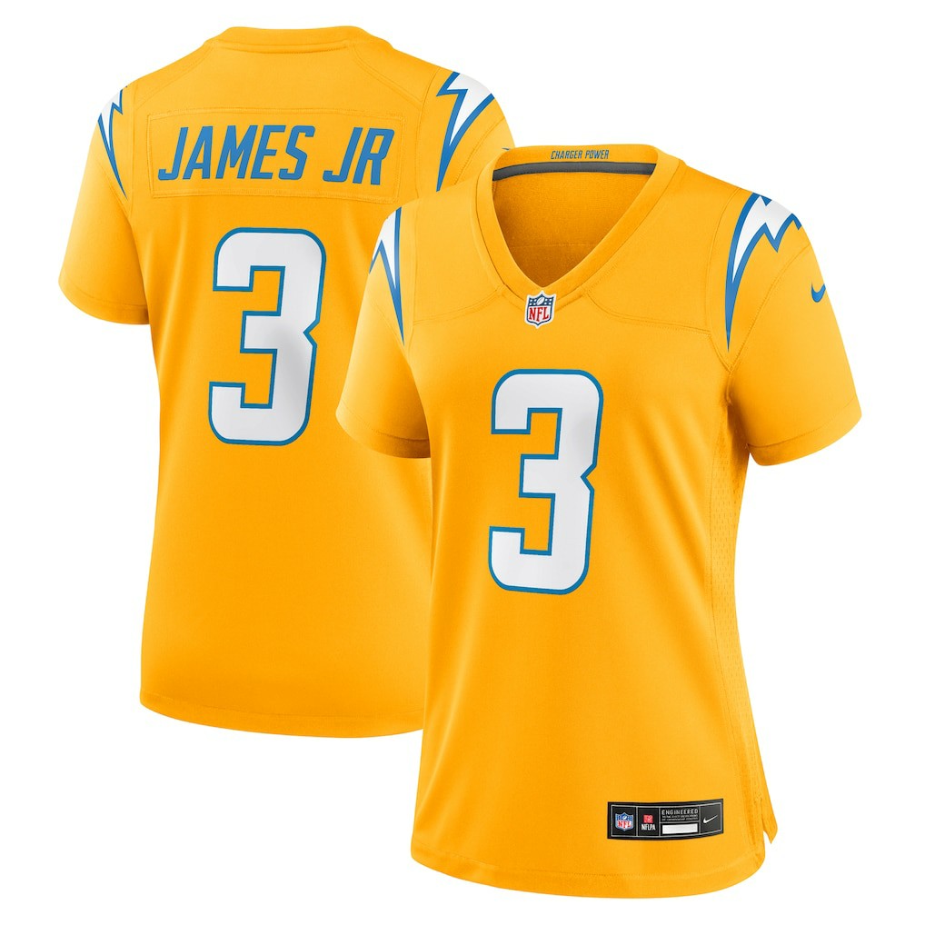 Derwin James Jr. Los Angeles Chargers Women's Alternate Charger Power Game Jersey - Gold | Nike online
