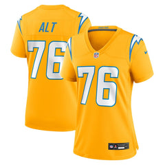 Joe Alt Los Angeles Chargers Women's Alternate Charger Power Game Jersey - Gold | Nike online