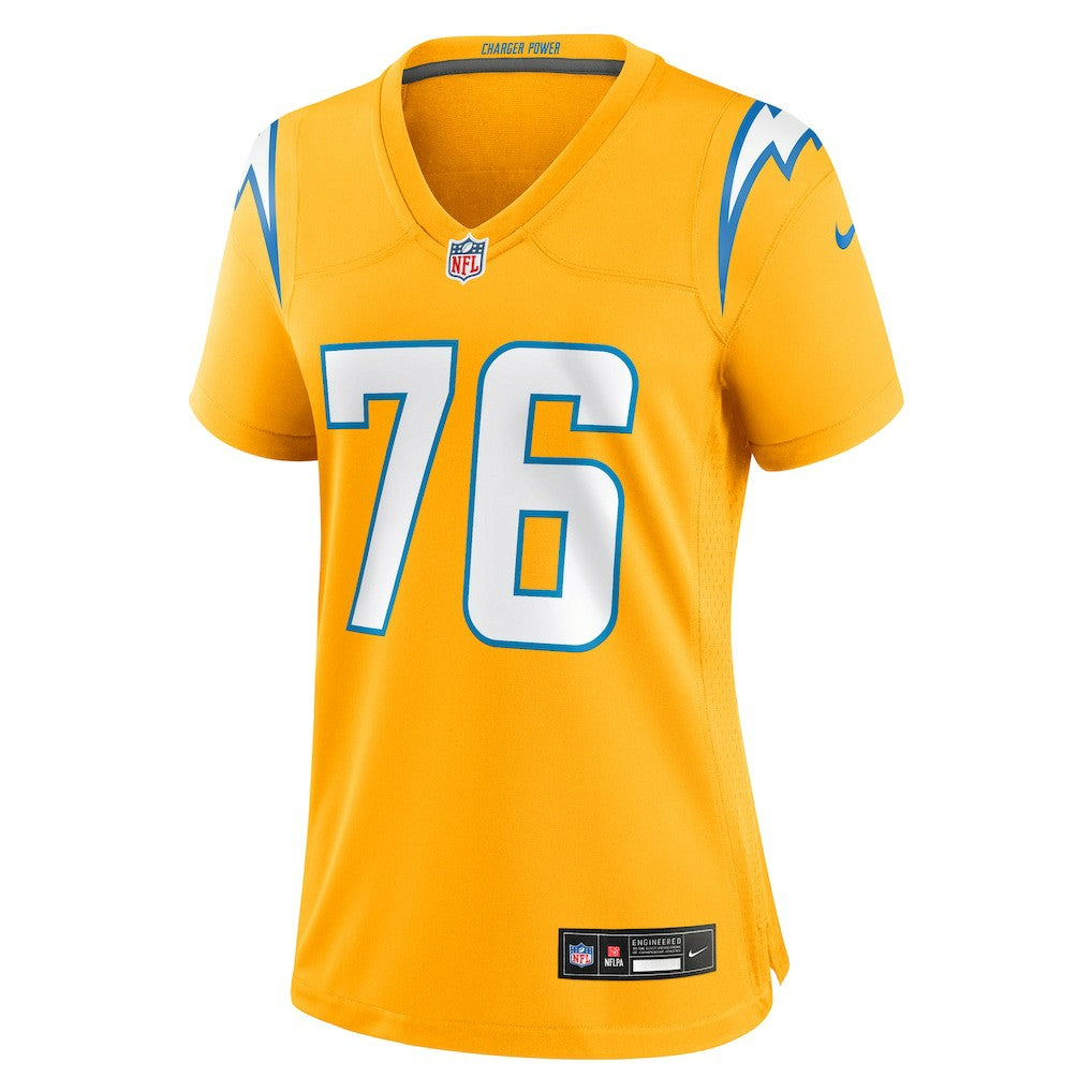 Joe Alt Los Angeles Chargers Women's Alternate Charger Power Game Jersey - Gold | Nike online