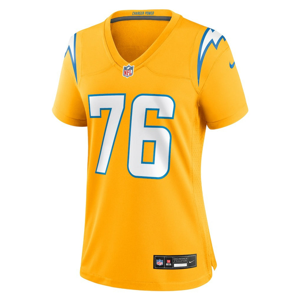 Joe Alt Los Angeles Chargers Women's Alternate Charger Power Game Jersey - Gold | Nike online