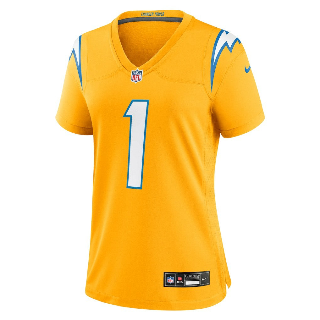 Quentin Johnston Los Angeles Chargers Women's Alternate Charger Power Game Jersey - Gold | Nike outlet