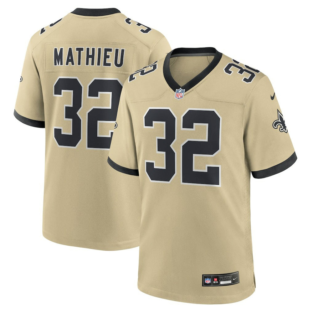 Tyrann Mathieu New Orleans Saints Gameday Golds Alternate Game Player Jersey - Gold | Nike for sale