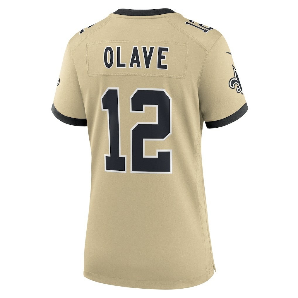 Chris Olave New Orleans Saints Women's Gameday Golds Alternate Game Player Jersey - Gold | Nike online