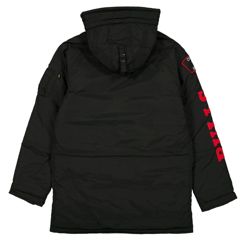 Chicago Bulls x Alpha Industries Altitude Mod Full-Snap Parka - Black | New Era cheap