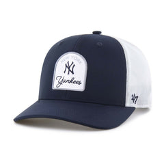 New York Yankees Gimmie Golf Trucker Adjustable Hat - Navy | 47 brand