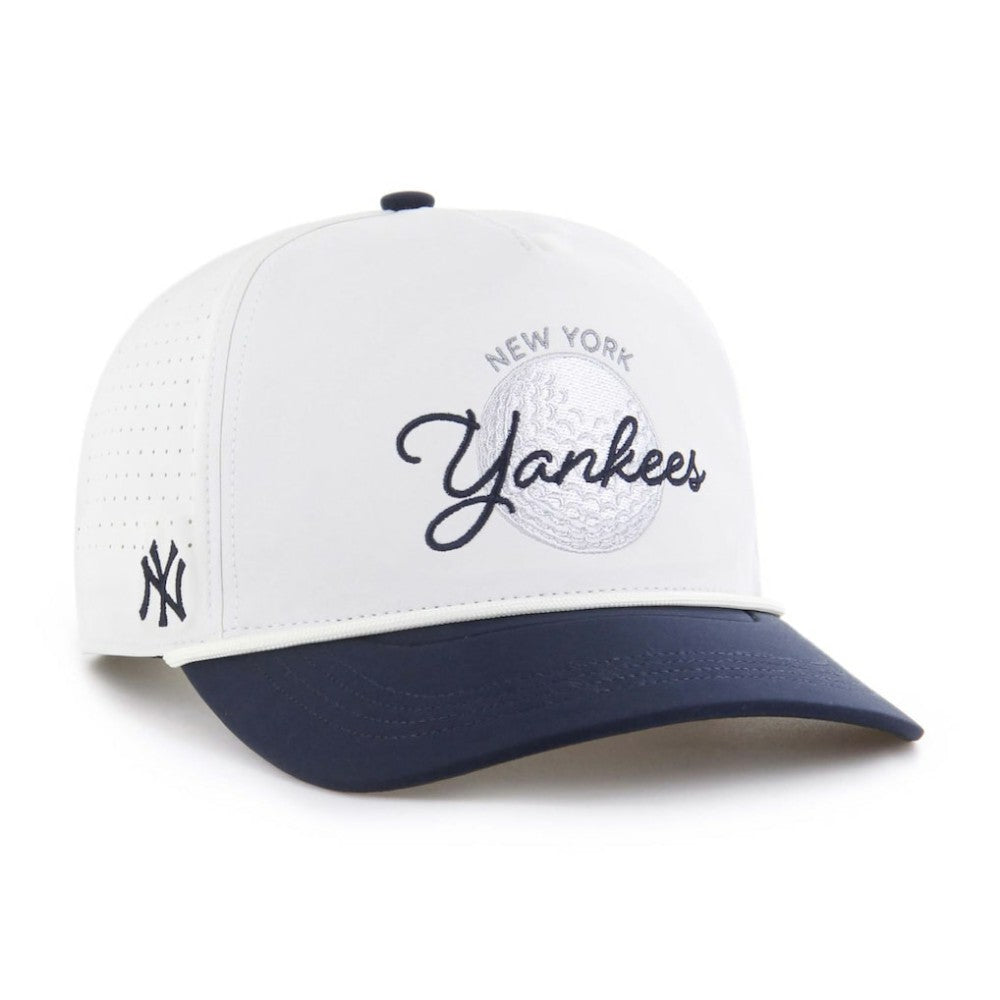 New York Yankees Gimmie Golf Hitch Rope Adjustable Hat - White/Navy | 47 brand