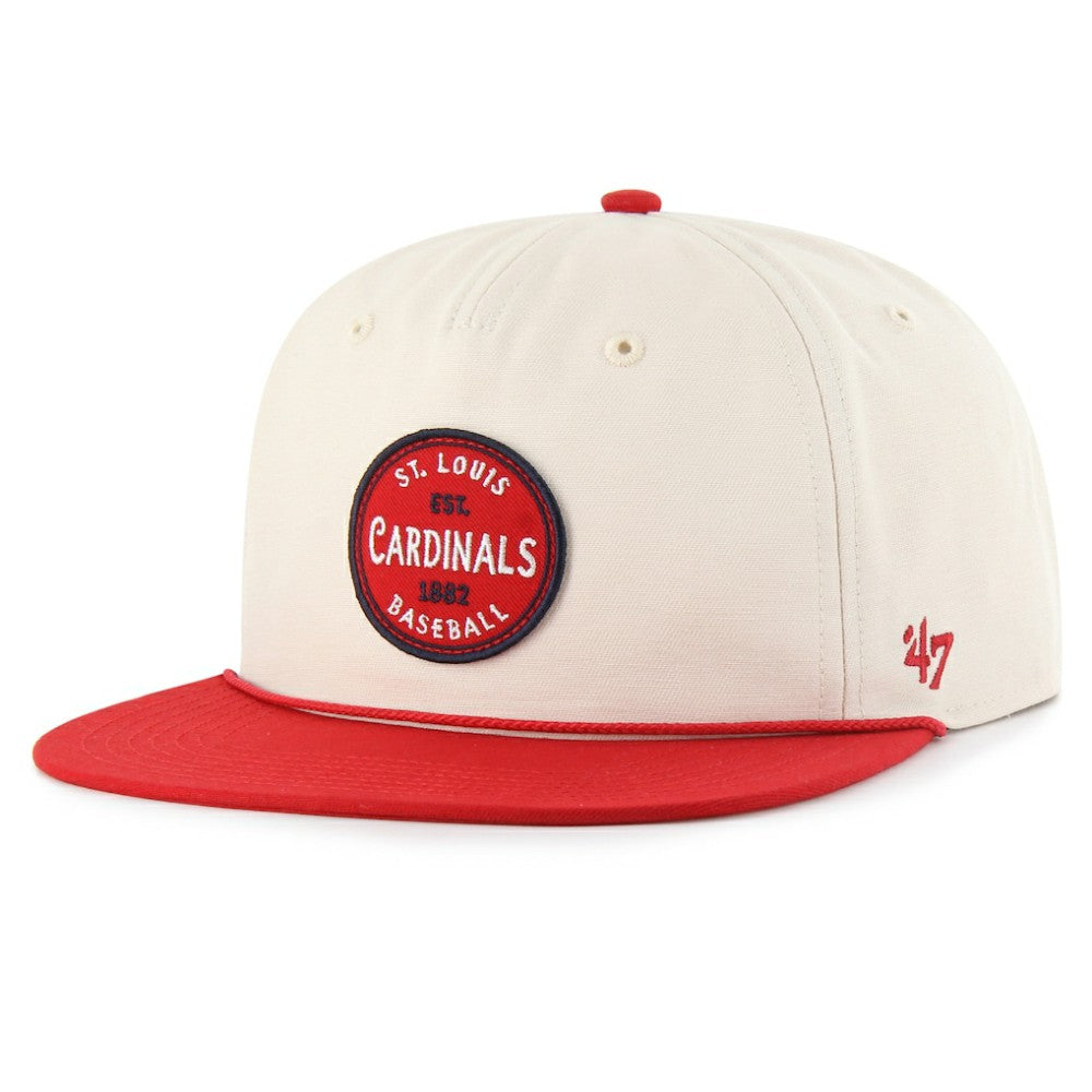St. Louis Cardinals Payson Captain Adjustable Hat - Cream | 47 brand