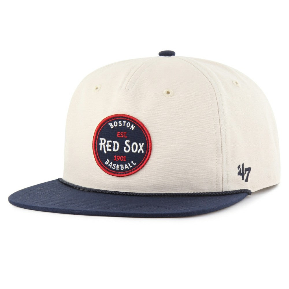 Boston Red Sox Payson Captain Snapback Hat - Natural | 47 brand