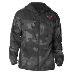 Chicago Bulls Camo Flash Challenger Windbreaker Full-Zip Jacket - Black | Columbia shop