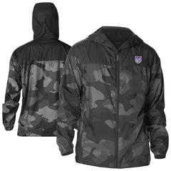 Sacramento Kings Camo Flash Challenger Windbreaker Full-Zip Jacket - Black | Columbia on sale