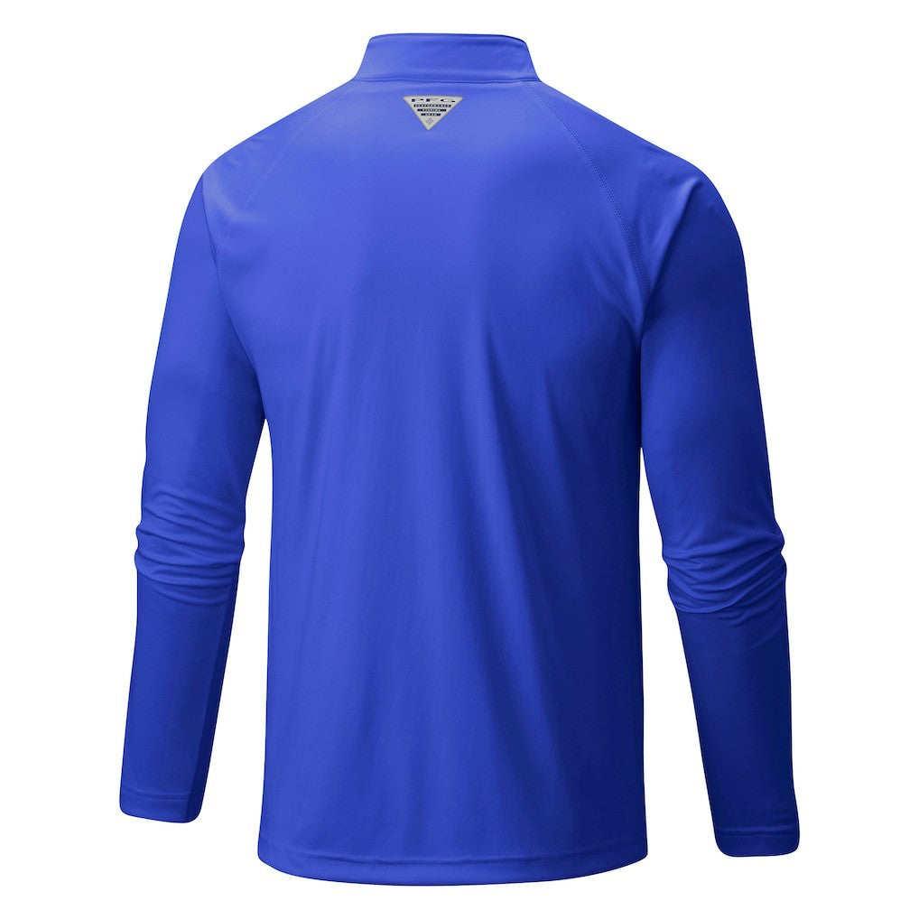 Golden State Warriors Terminal Tackle Raglan Omni-Shade Quarter-Zip Jacket sale - Royal | Columbia online