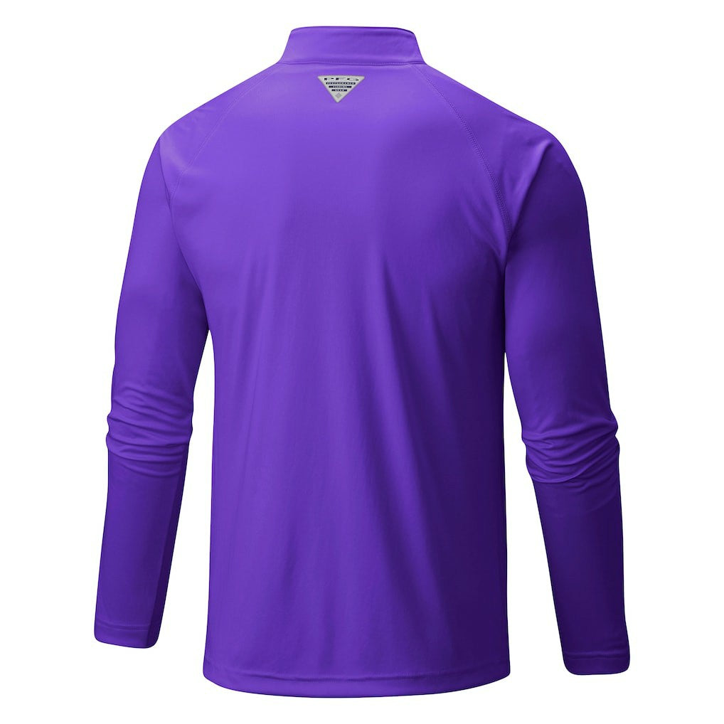 Charlotte Hornets Terminal Tackle Raglan Omni-Shade Quarter-Zip Jacket - Purple | Columbia sale