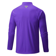 Charlotte Hornets Terminal Tackle Raglan Omni-Shade Quarter-Zip Jacket - Purple | Columbia sale