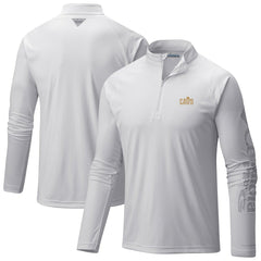 Cleveland Cavaliers Terminal Tackle Raglan Omni-Shade Quarter-Zip Jacket sale - White | Columbia online