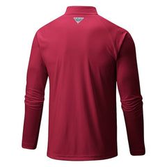 Cleveland Cavaliers Terminal Tackle Raglan Omni-Shade Quarter-Zip Jacket sale - Wine | Columbia on sale