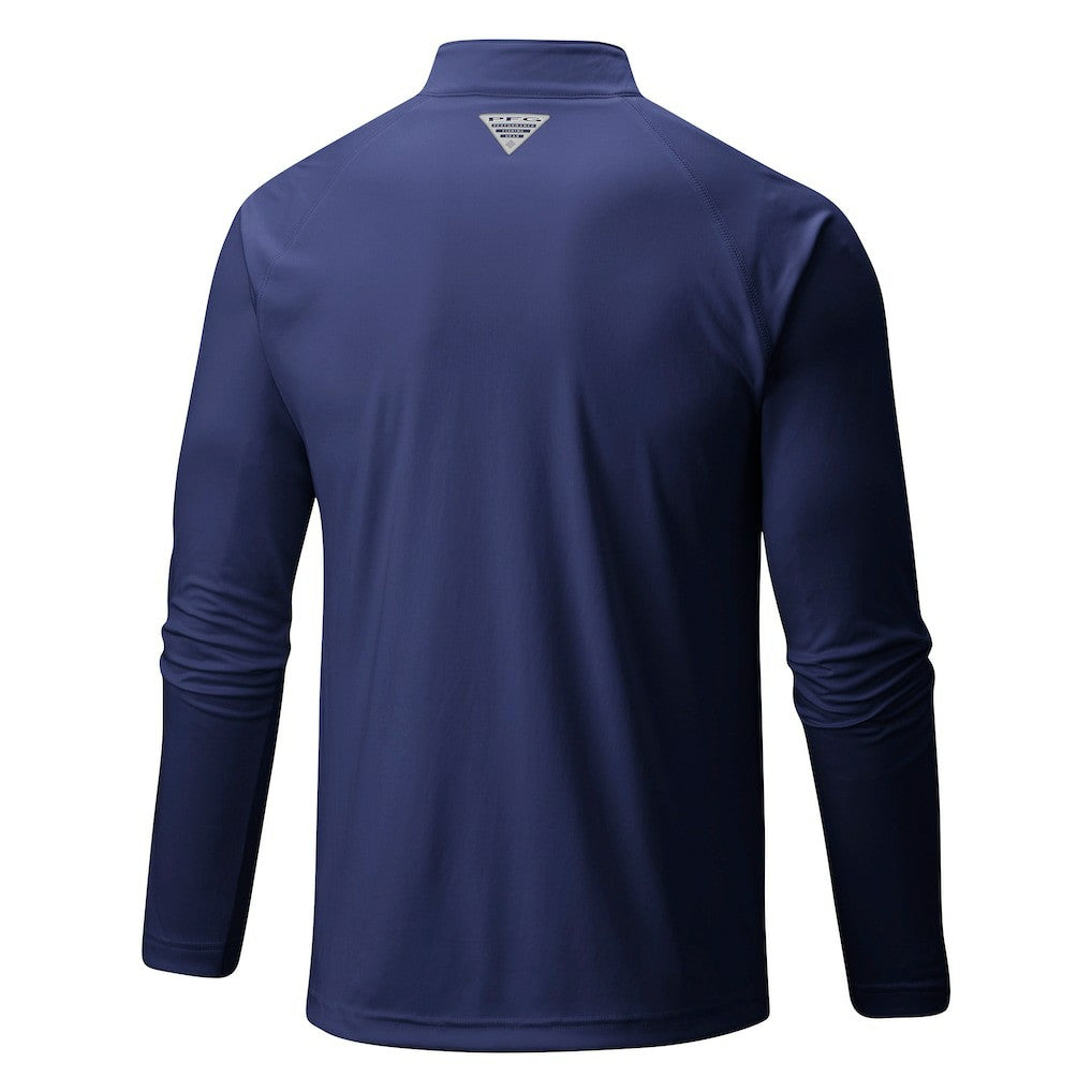 Denver Nuggets Terminal Tackle Raglan Omni-Shade Quarter-Zip Jacket sale - Navy | Columbia outlet