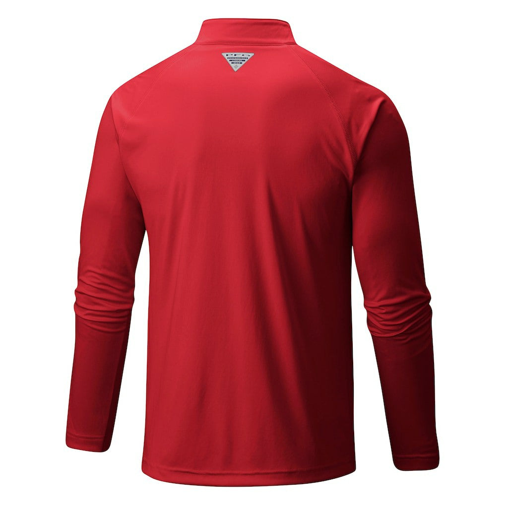 Atlanta Hawks Terminal Tackle Raglan Omni-Shade Quarter-Zip Jacket - Red | Columbia cheap