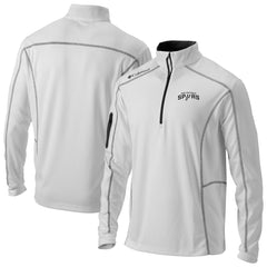 San Antonio Spurs Omni-Wick Shotgun Quarter-Zip Pullover - White | Columbia on sale