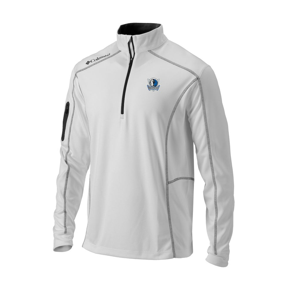 Dallas Mavericks Omni-Wick Shotgun Quarter-Zip Pullover sale - White | Columbia discount