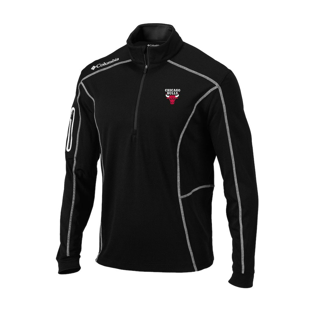Chicago Bulls Omni-Wick Shotgun Quarter-Zip Pullover - Black | Columbia online
