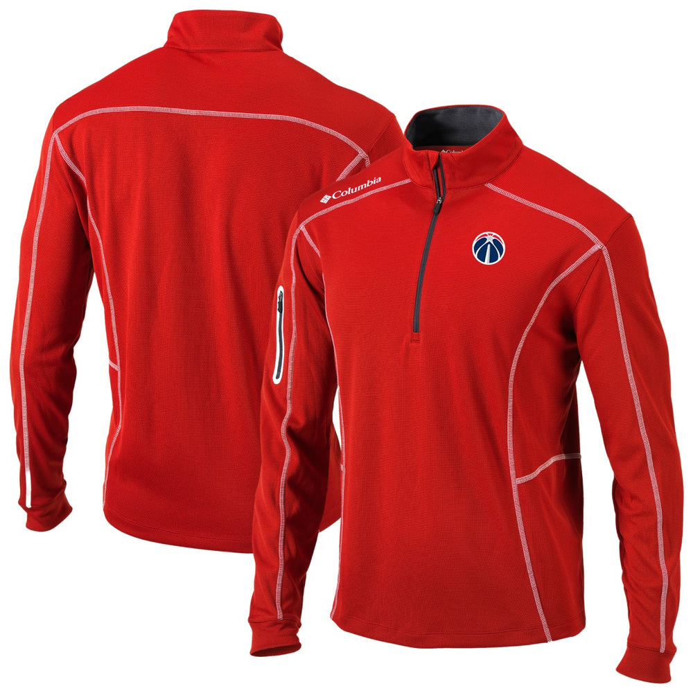 Washington Wizards Omni-Wick Shotgun Quarter-Zip Pullover - Red | Columbia discount