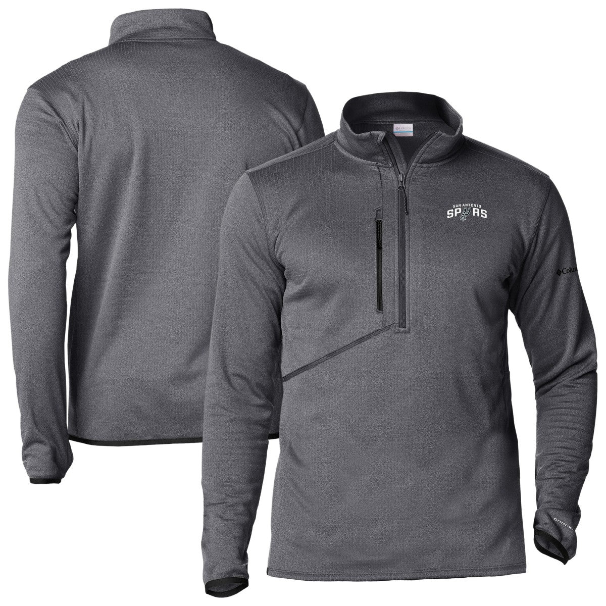 San Antonio Spurs Park View Half-Zip Top - Gray | Columbia shop