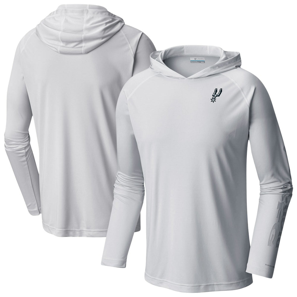 San Antonio Spurs Terminal Tackle Long Sleeve Hoodie T-Shirt - White | Columbia shop