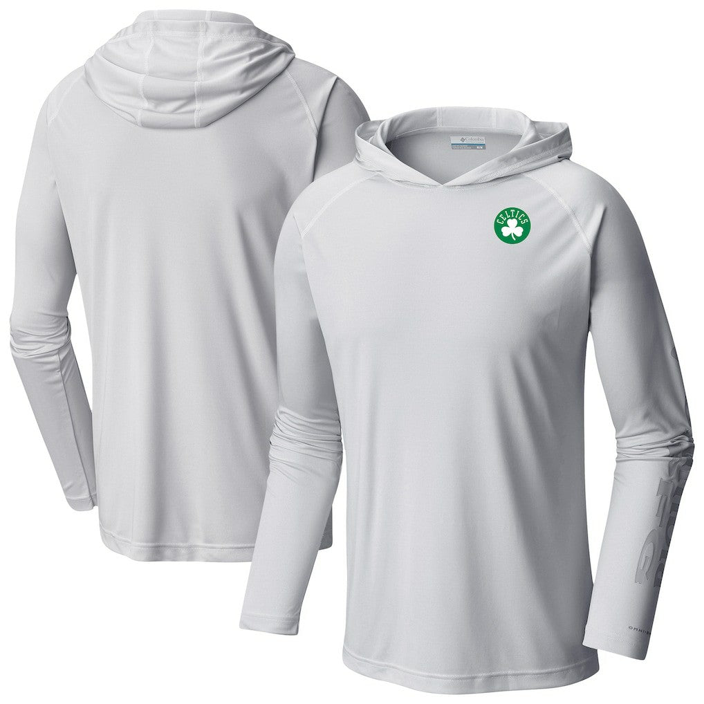 Boston Celtics Terminal Tackle Long Sleeve Hoodie T-Shirt - White | Columbia shop