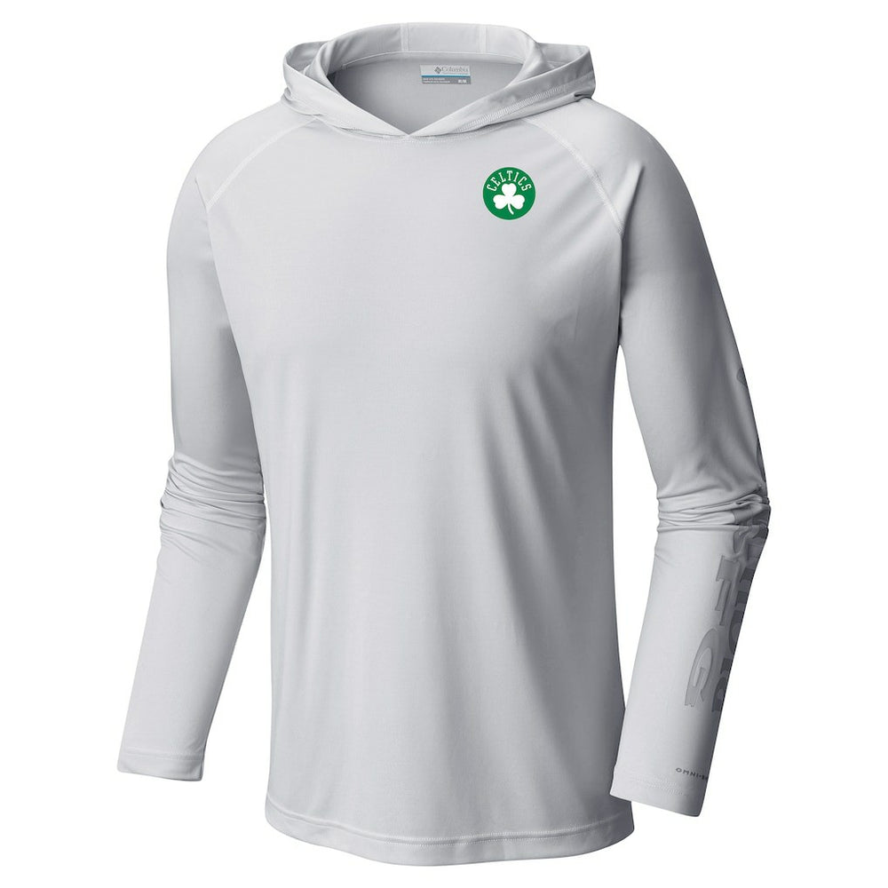 Boston Celtics Terminal Tackle Long Sleeve Hoodie T-Shirt - White | Columbia shop