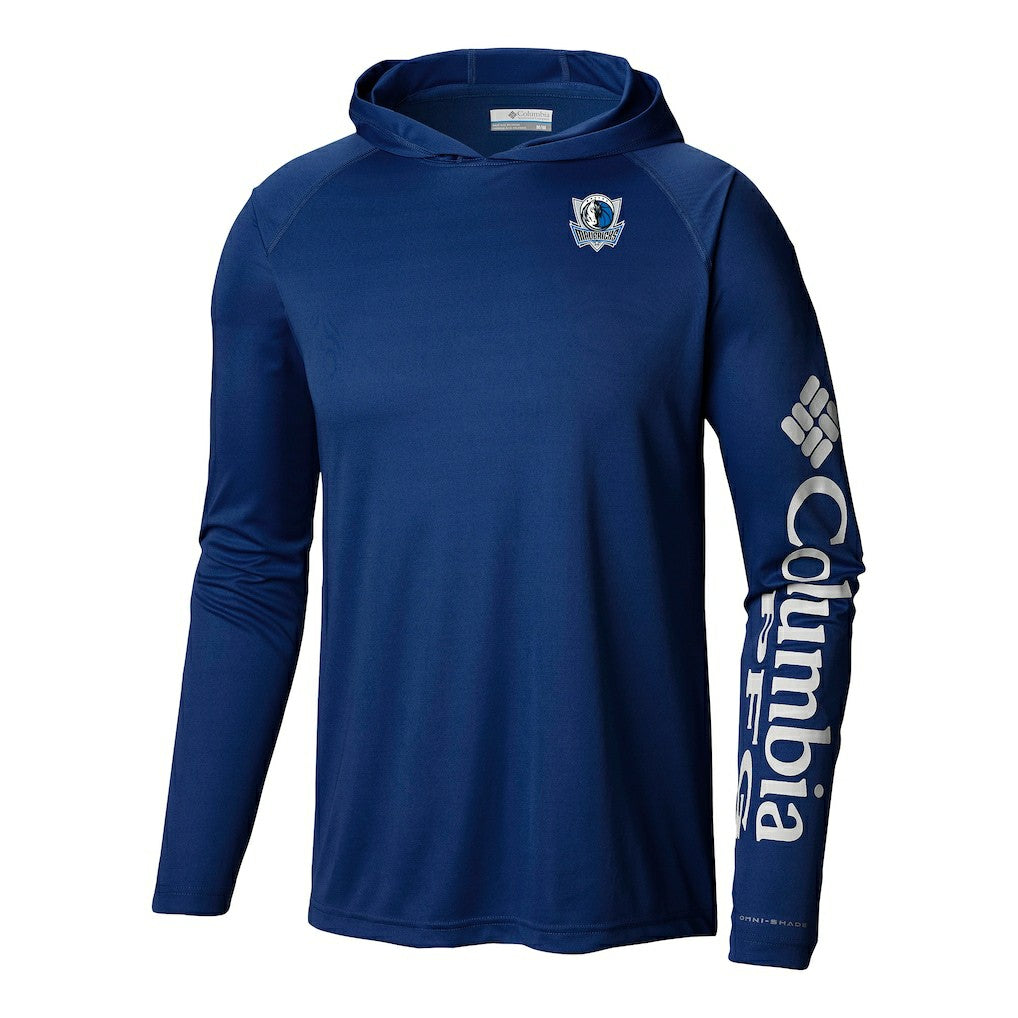 Dallas Mavericks Terminal Tackle Long Sleeve Hoodie T-Shirt sale - Navy | Columbia sale