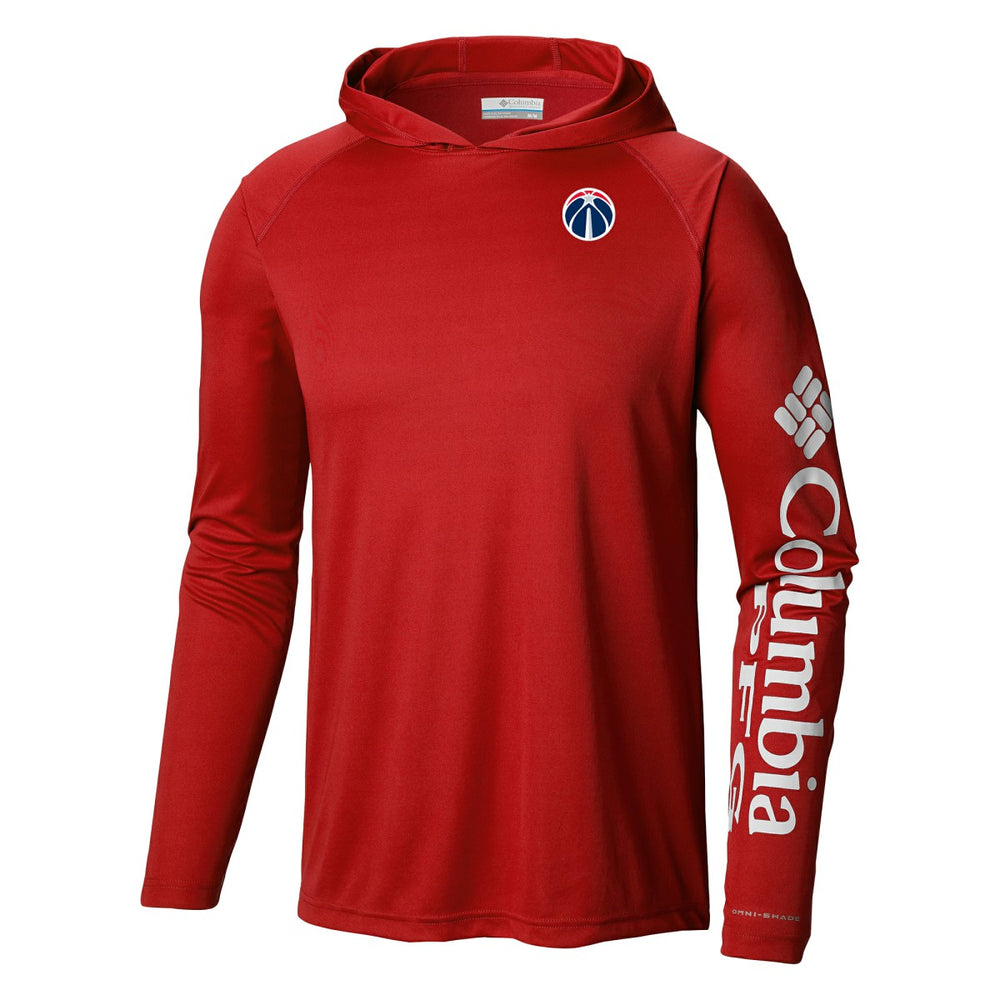 Washington Wizards Terminal Tackle Long Sleeve Hoodie T-Shirt - Red | Columbia shop