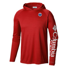 Washington Wizards Terminal Tackle Long Sleeve Hoodie T-Shirt - Red | Columbia shop