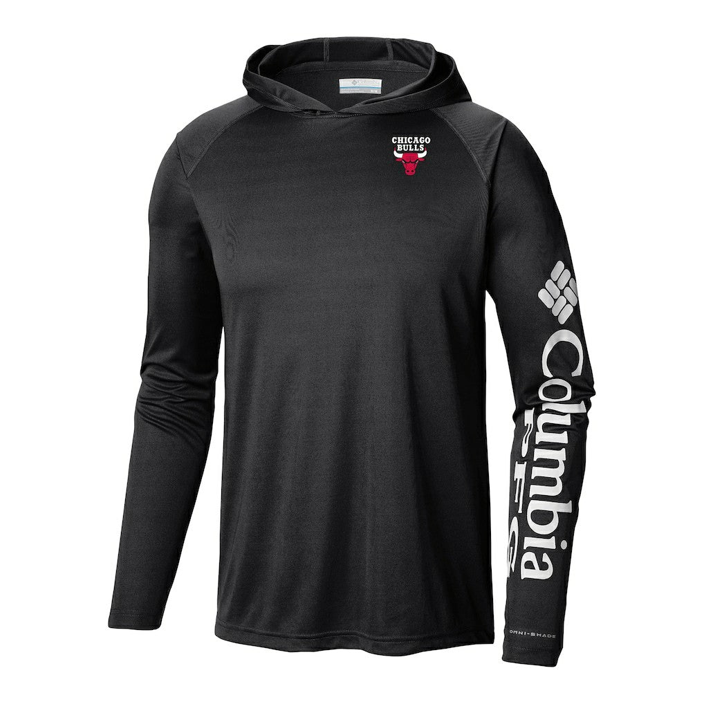 Chicago Bulls Terminal Tackle Long Sleeve Hoodie T-Shirt sale - Black | Columbia for sale