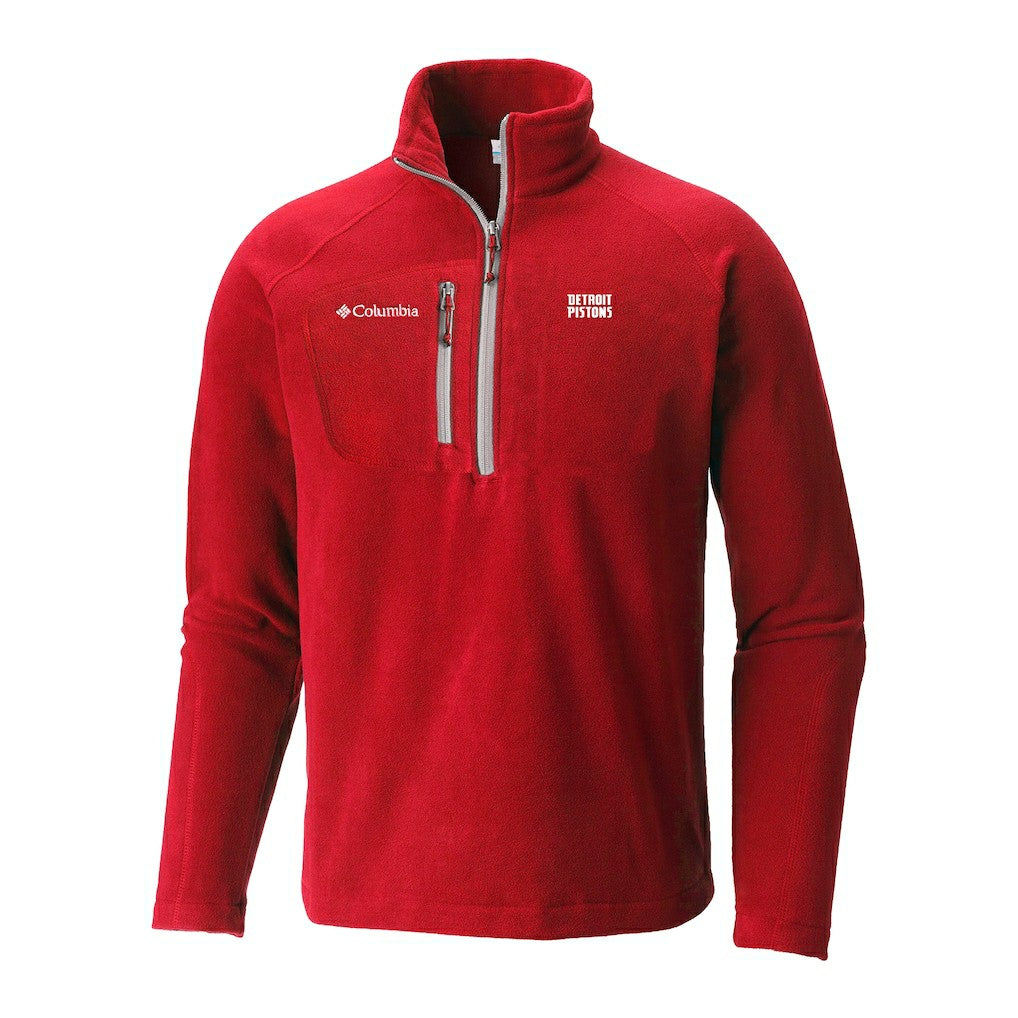 Detroit Pistons Fast Trek III Half-Zip Fleece Pullover sale - Red | Columbia cheap