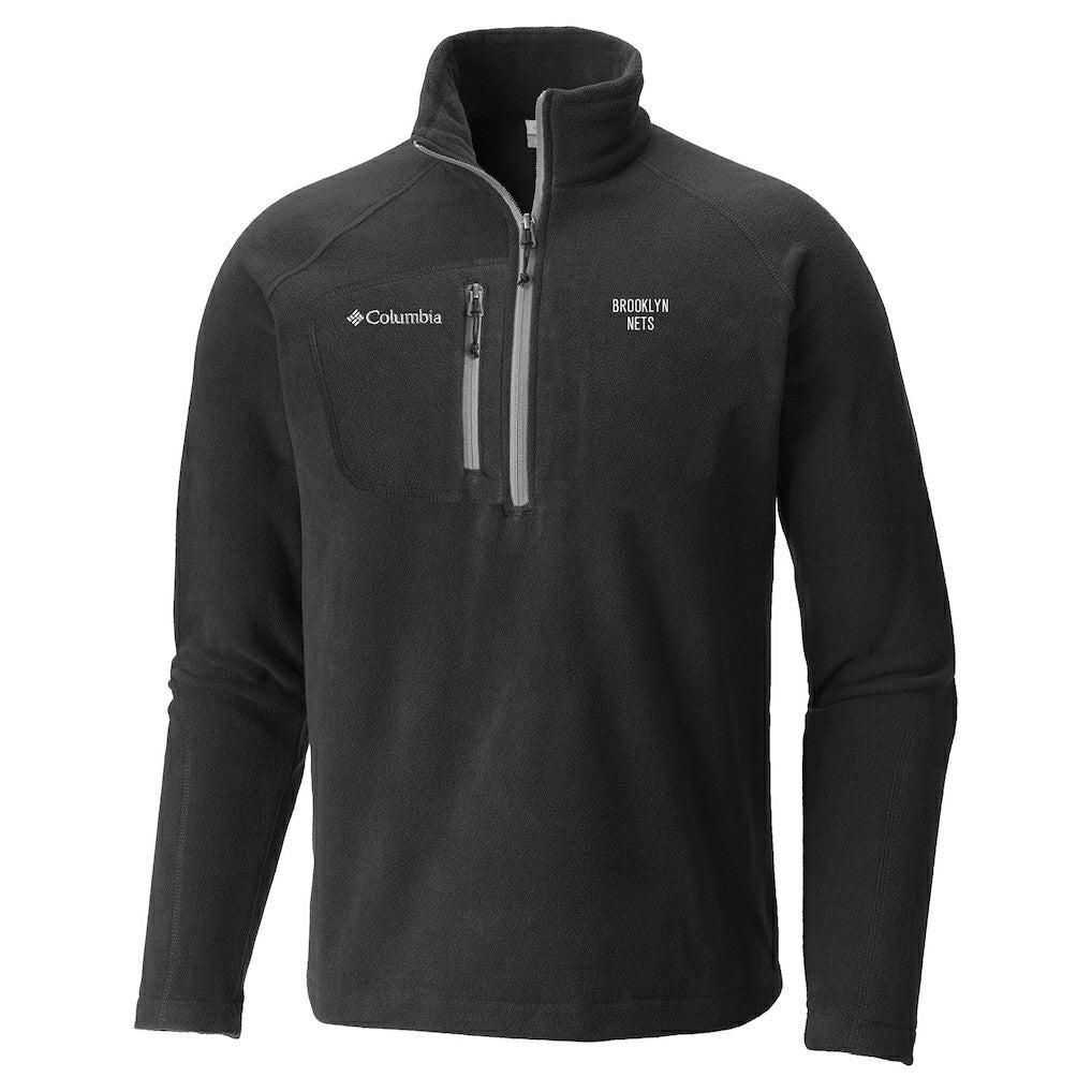 Brooklyn Nets Fast Trek III Half-Zip Fleece Pullover - Black | Columbia outlet