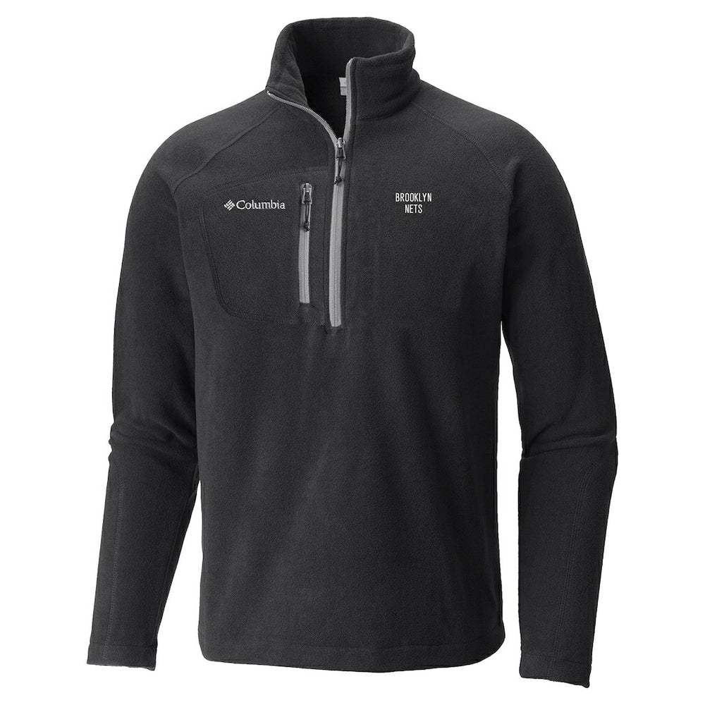 Brooklyn Nets Fast Trek III Half-Zip Fleece Pullover - Black | Columbia outlet