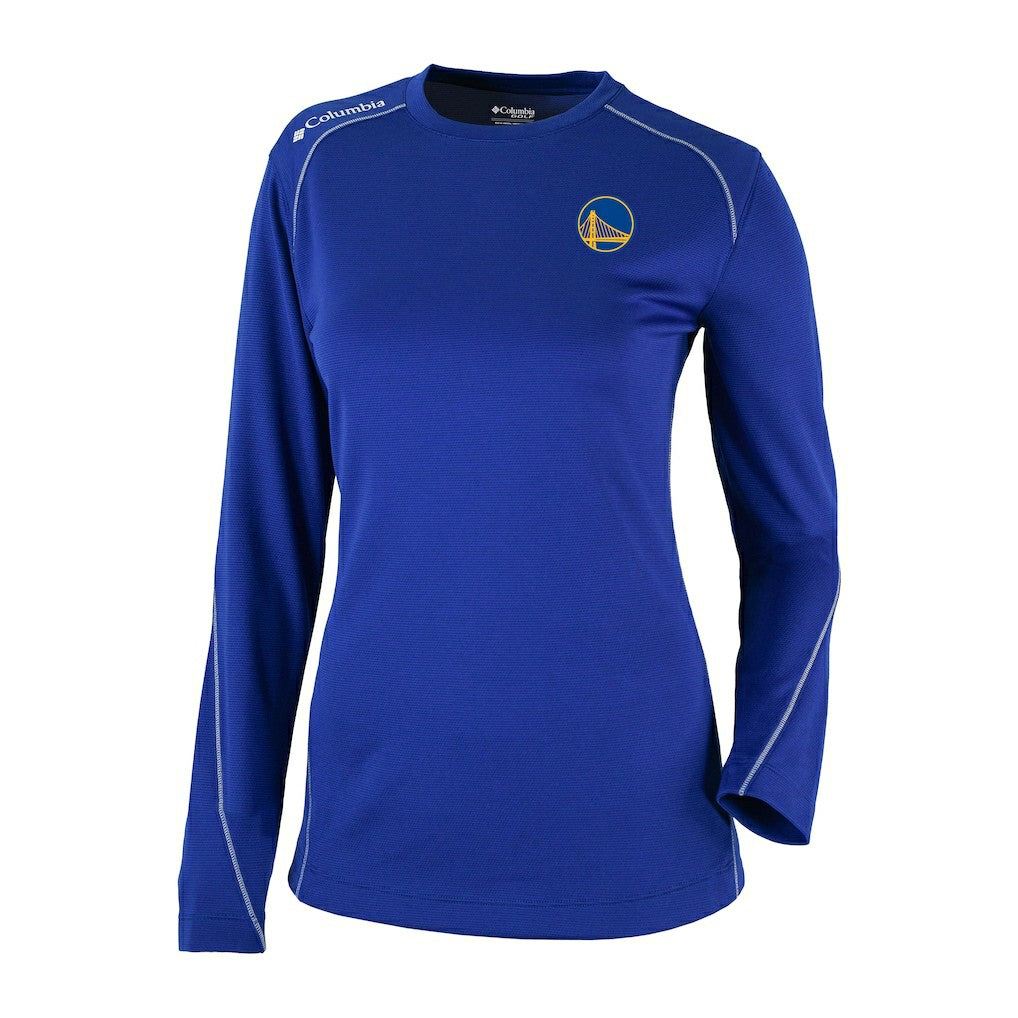 Golden State Warriors Women's Omni-Wick Shotgun Pullover Top sale - Royal | Columbia shop