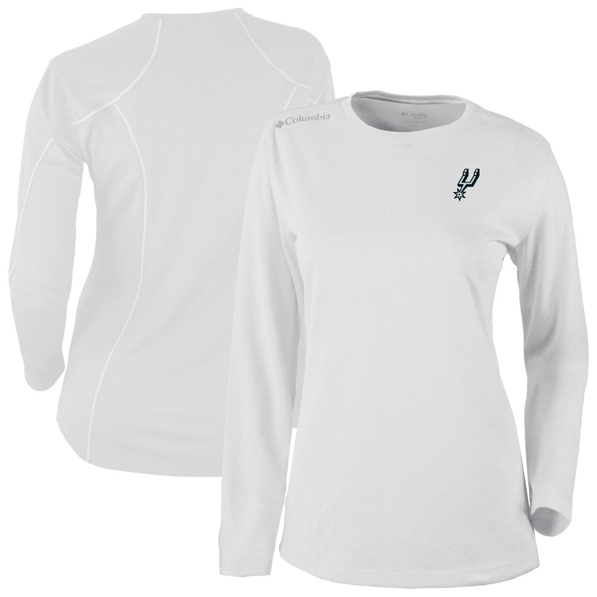 San Antonio Spurs Women's Omni-Wick Shotgun Pullover Top - White | Columbia sale