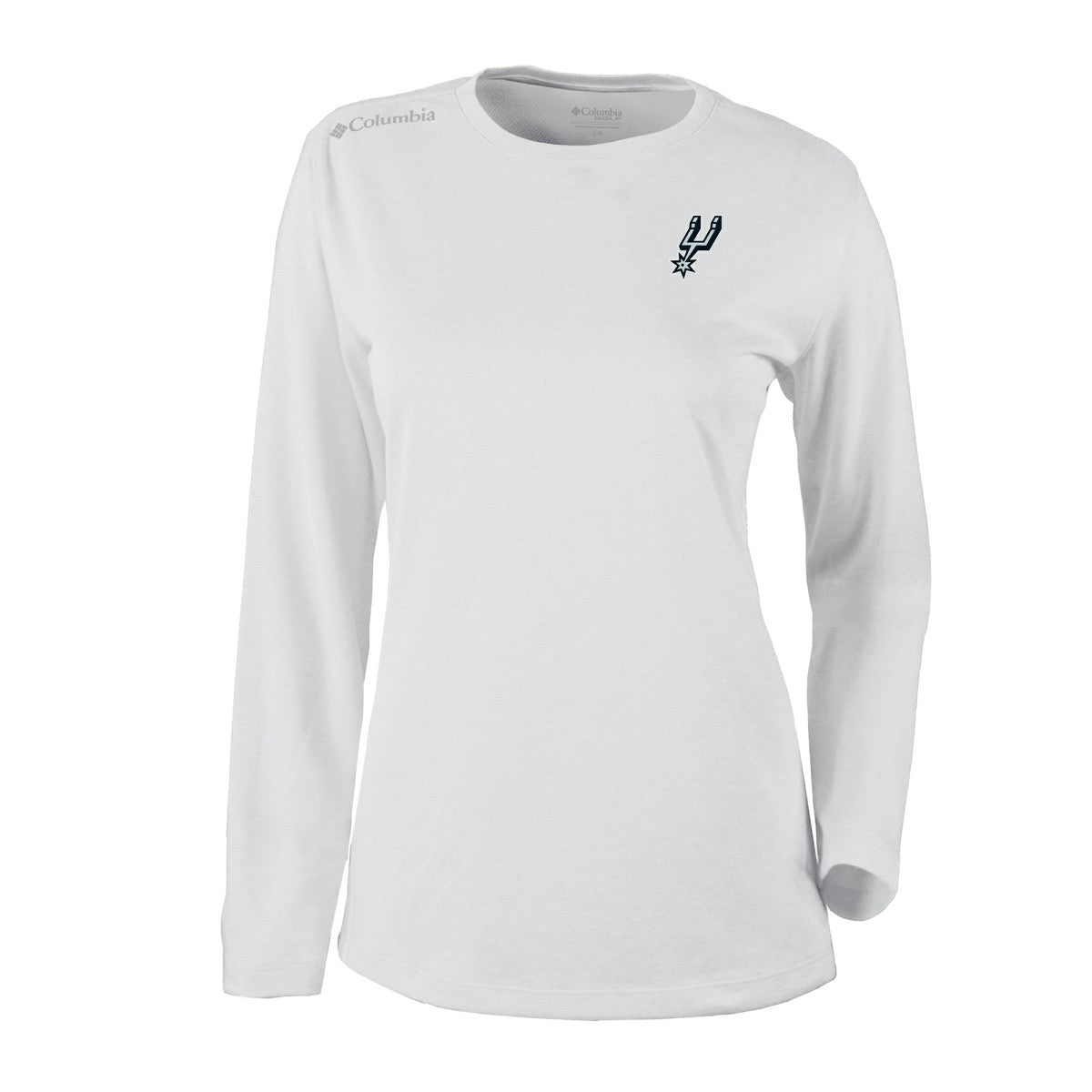 San Antonio Spurs Women's Omni-Wick Shotgun Pullover Top - White | Columbia sale
