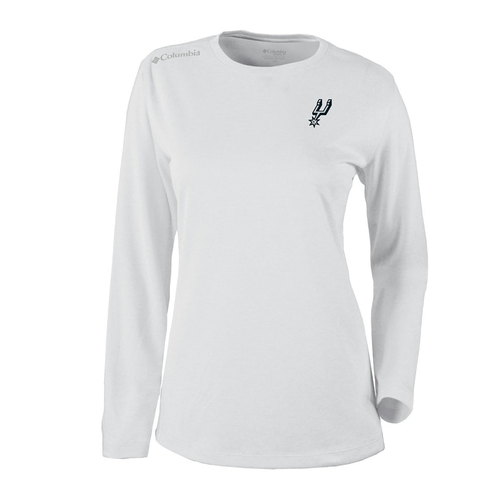 San Antonio Spurs Women's Omni-Wick Shotgun Pullover Top - White | Columbia sale