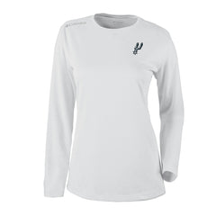 San Antonio Spurs Women's Omni-Wick Shotgun Pullover Top - White | Columbia sale