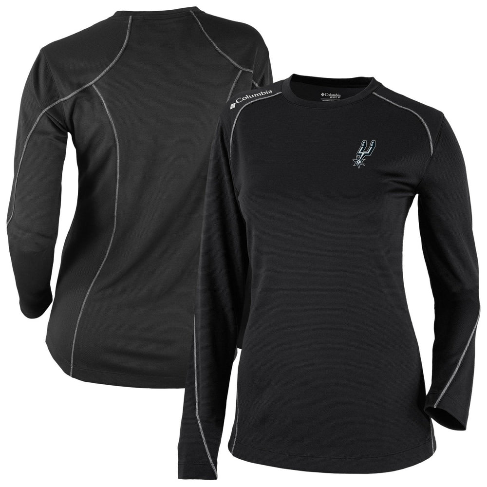San Antonio Spurs Women's Omni-Wick Shotgun Pullover Top - Black | Columbia outlet