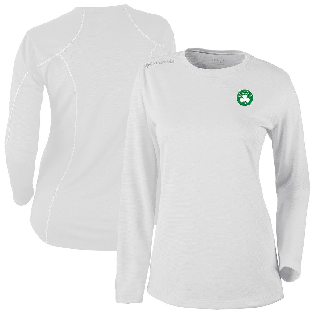 Boston Celtics Women's Omni-Wick Shotgun Pullover Top - White | Columbia online