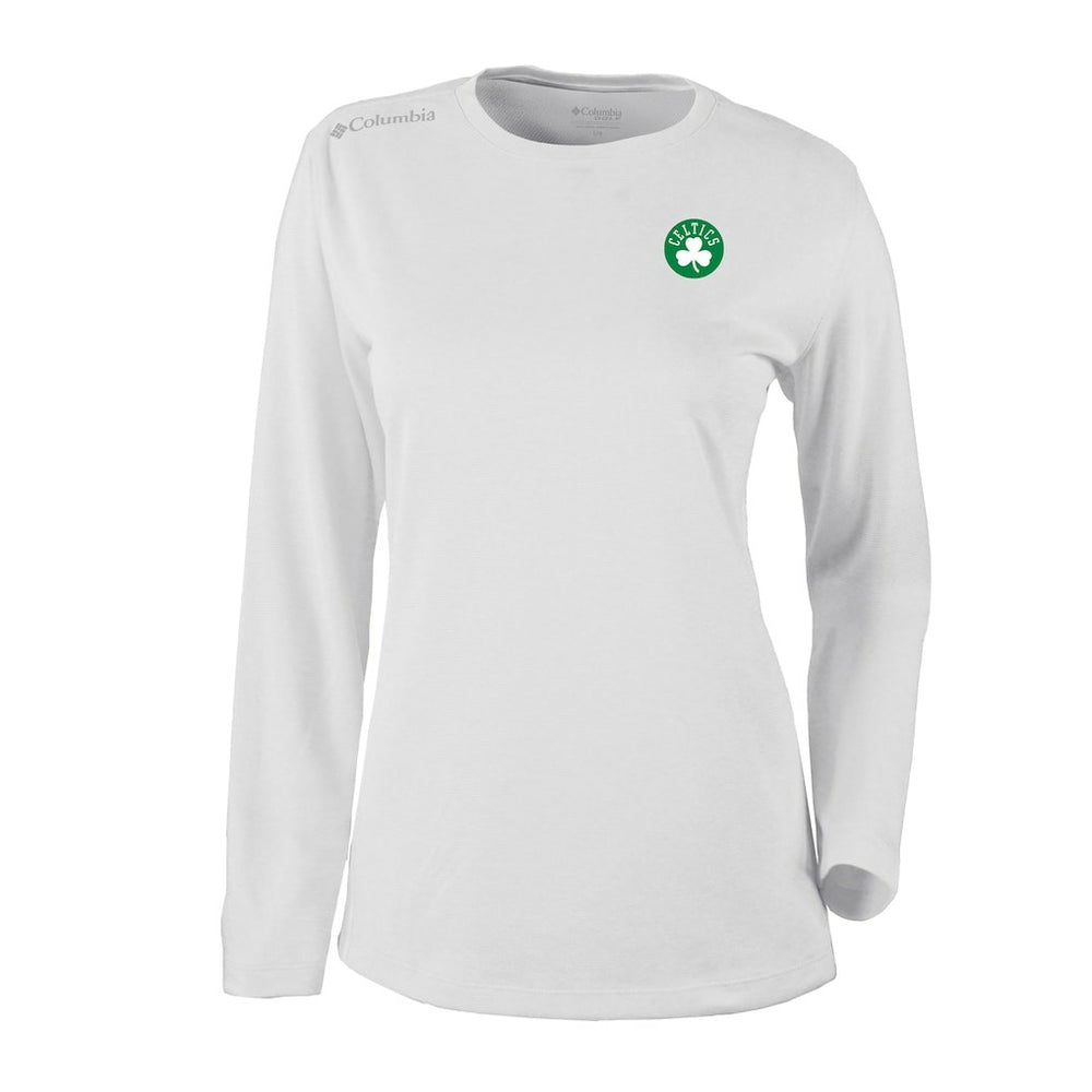 Boston Celtics Women's Omni-Wick Shotgun Pullover Top - White | Columbia online