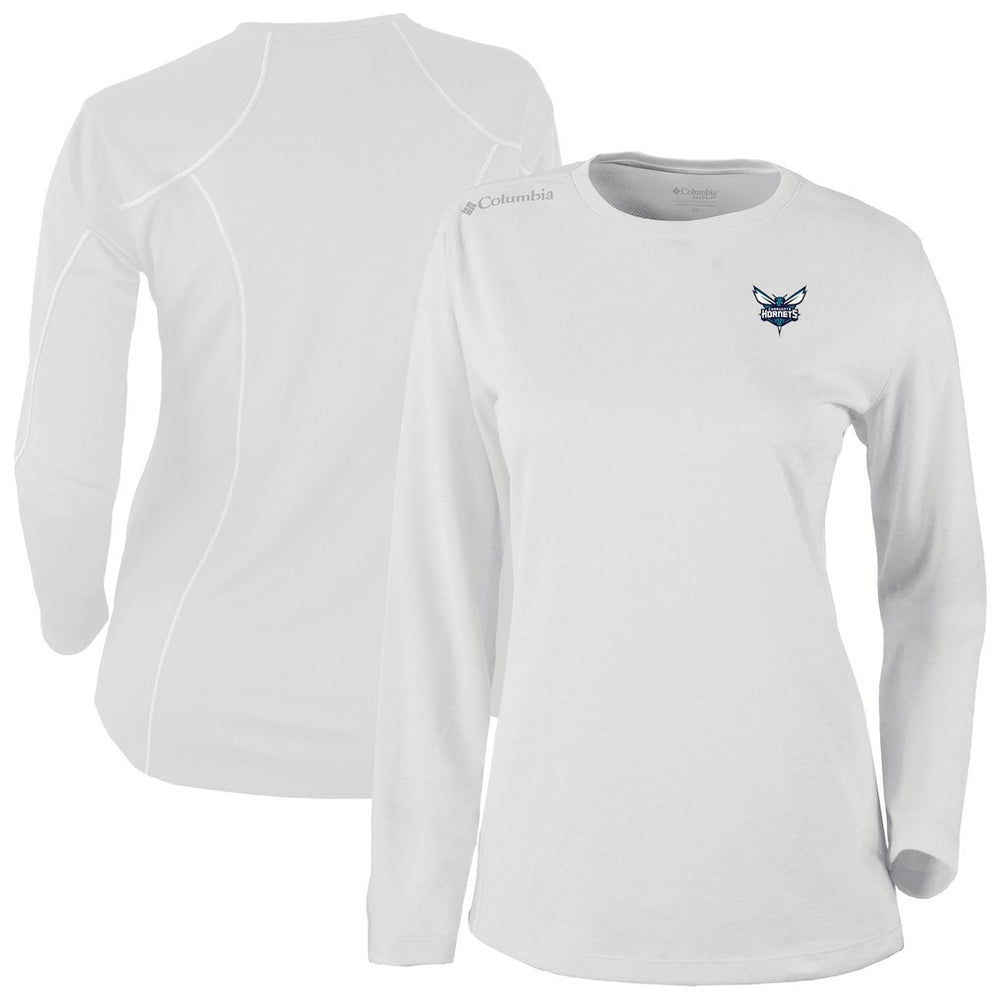 Charlotte Hornets Women's Omni-Wick Shotgun Pullover Top - White | Columbia sale