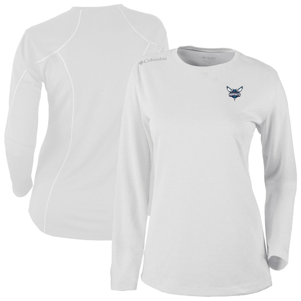 Charlotte Hornets Women's Omni-Wick Shotgun Pullover Top - White | Columbia sale