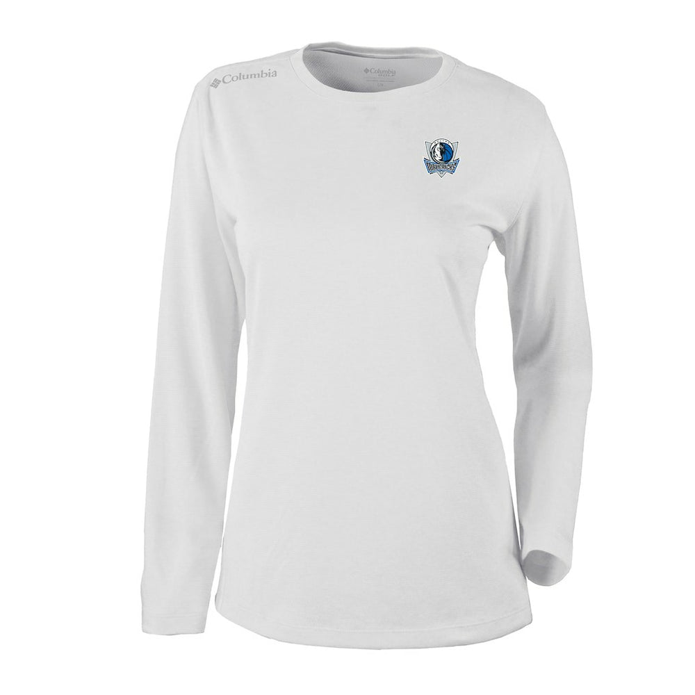 Dallas Mavericks Women's Omni-Wick Shotgun Pullover Top sale - White | Columbia for sale