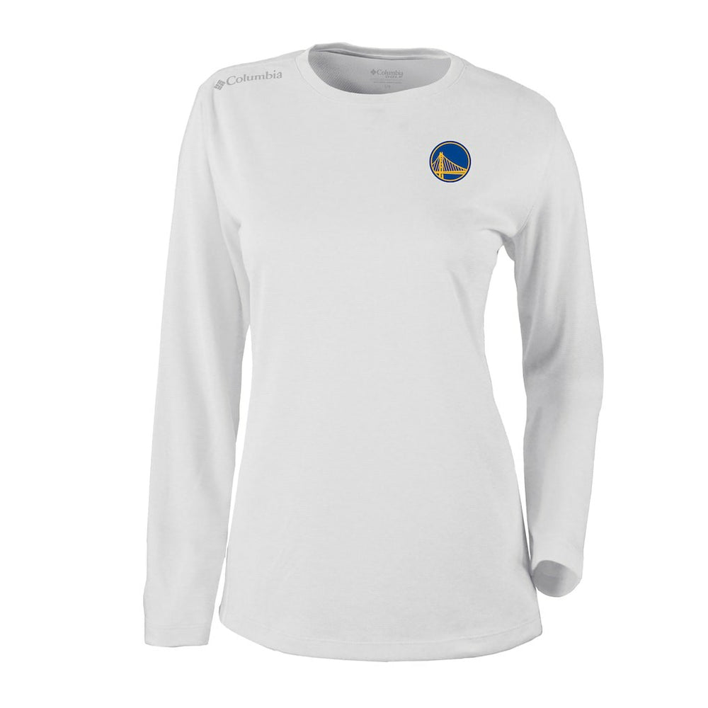 Golden State Warriors Women's Omni-Wick Shotgun Pullover Top sale - White | Columbia for sale