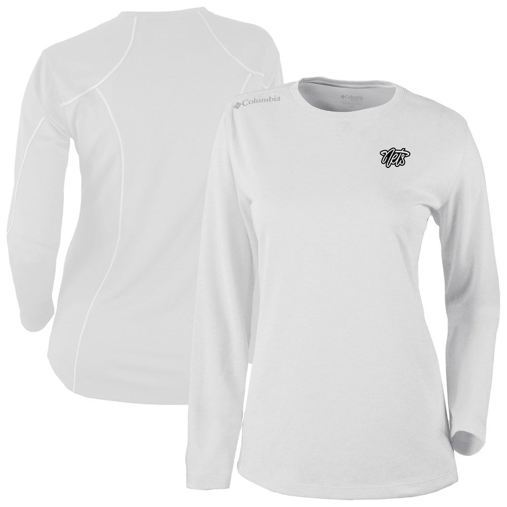 Brooklyn Nets Women's Omni-Wick Shotgun Pullover Top - White | Columbia on sale