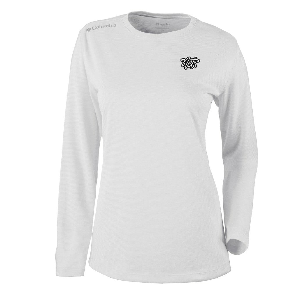 Brooklyn Nets Women's Omni-Wick Shotgun Pullover Top - White | Columbia on sale